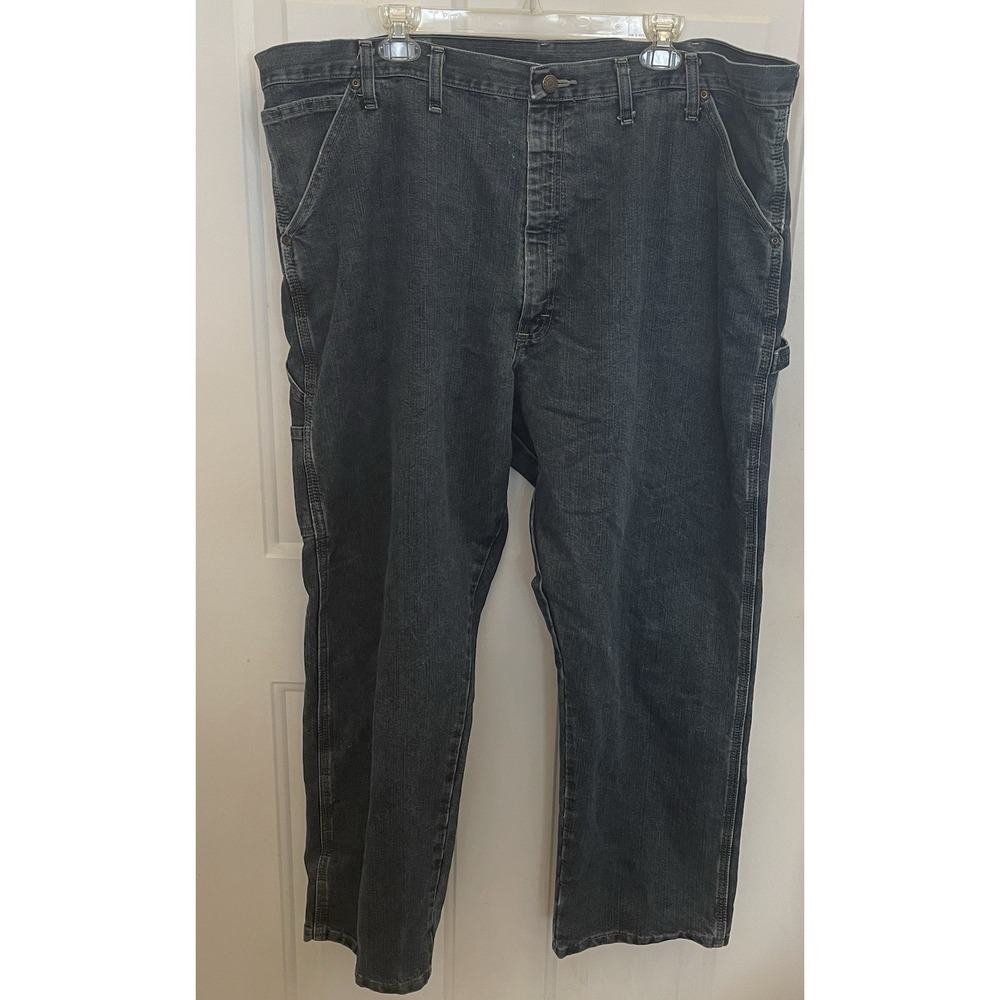 Wrangler Carpenter Jeans Men 44 x 30 Baggy Y2K‎ Skate Grunge Work Wear - Picture 2 of 7